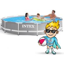 Prism Frame Above Ground Pool 366 x 99 cm 10-in-1 INTEX 26716