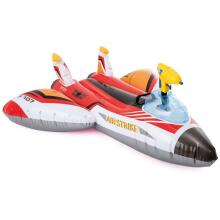 Inflatable airplane with cannon INTEX 57536 blue