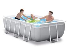 Rāmja baseins 300 x 175 x 80 cm 18 in 1 INTEX 26784 + Burbuļu mašīna BEZMAKSAS