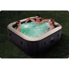 Pūšamais SPA ar hidromasāžu 4 personām INTEX 28450 + Hloru ģenerators