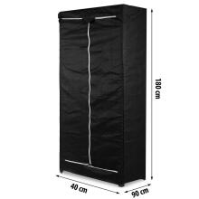 Защитный чехол для полки 180 x 90 x 40 см черный