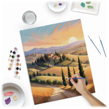 Gleznošana pēc numuriem attēls 40x50 cm Massido ainava