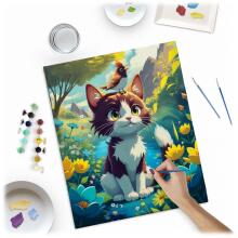 Картина по номерам Изображение 40x50 см Набор Massido Котенок