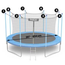 Iekšējais tīkls trampolīniem 404cm 13ft Neo-Sport