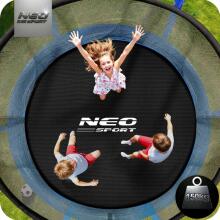 10ft/312cm Садовый Трамплин с Внутренней Сеткой и Лестницей Neo-Sport