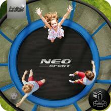 10ft/312cm Садовый Трамплин с Внешней Сеткой и Лестницей Neo-Sport