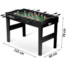 Neosport galda futbols 118x61x79 cm NS-805 melns