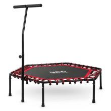 Fitness Trampolīns ar rokturi 127 cm Neo-Sport - sešstūris sarkans