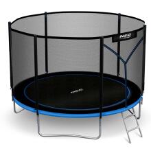 10ft/312cm Dārza Trampolīns ar Ārējo Tīklu un Kāpņu Neo-Sport