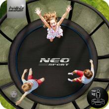 10ft/312cm Dārza Trampolīns ar Ārējo Tīklu un Kāpņu Neo-Sport