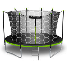 Trampoline 13ft/404cm with Internal Net and Ladder Neo-Sport