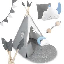 Tipi Tent for Kids NK-406 Nukido - Gray