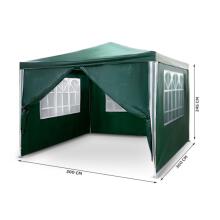 Zaļais dārza paviljons 3x3m 4935