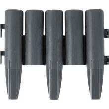 Dārza mala Plonos 220 cm PL-961 pelēka