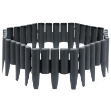 Dārza mala Plonos 220 cm PL-961 pelēka