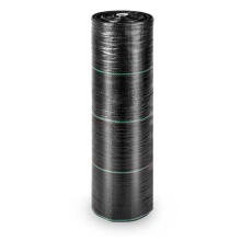 Garden agro fabric 1.6 m x 50 m 90 g/m2 + 50 stakes Plonos - black