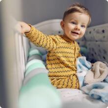 Ricokids Crib Wrap 3m - Mint and Gray
