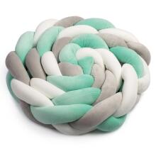 Ricokids Crib Wrap 2m - Mint and Gray