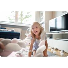Ricokids Crib Wrap 3m - Pink-Gray