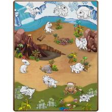 Roll-up coloring mat 120 x 90 x 0.3 cm Ricokids RK-344