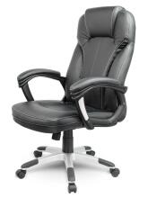 Sofotel EG-222 Черный Кожаный Офисный Стул