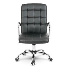 Benton Black Leather Office Chair