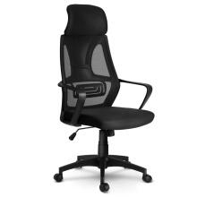 Office chair with micro mesh Prague - black