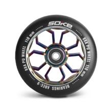 Scooter riteņi 110 mm varavīksne 2 gab.