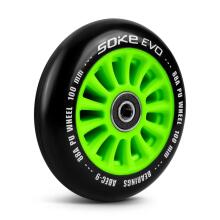 Scooter Wheels 100 mm Green 2 pcs