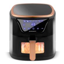 Фритюрница без масла Air fryer BD-652 черно-золотая