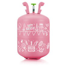 Helium tank 0.20 m3 with balloons and ribbon Ricokids