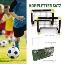 Umbro Football Goal Art.92813 Futbola/florbola vārti  50 x 44 x 44 cm met. Sark. ar tīklu