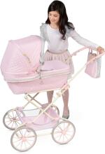 DeCuevas Toys Sophie Art.82075 Leļļu rati ar kulbiņu un somu