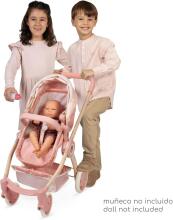 DeCuevas Toys Tulipe Art.80574 Leļļu rati 3in1