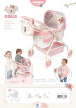 DeCuevas Toys Koala Art.86079 Leļļu rati ar somu