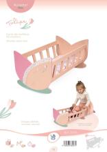 DeCuevas Toys Tulipe Art.55174 Leļļu koka gulta