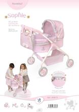 DeCuevas Toys Sophie Art.86075 Leļļu rati ar somu