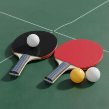 Table Tennis Set 2 Ping-Pong Paddles + 3 Balls