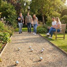 Boules Game Set Petanque 8 Balls + Case and Accessories