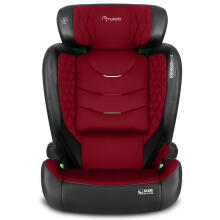 Nukido Louis auto sēdeklis melns-sarkans 15-36 kg ISOFIX