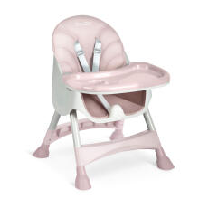 Milo Pink High Chair with Table