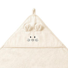1553/07 BAMBOO BATH COVER 100 X 100 CREAM