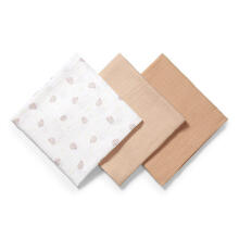 828/02 SUPER SOFT CRUSHED MUSLIN DIAPERS BEIGE