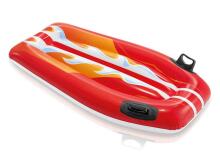 Pūšamais peldēšanas riņķis 112 x 62 cm INTEX 58165 oranžs