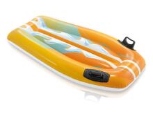 Pūšamais peldēšanas riņķis 112 x 62 cm INTEX 58165 oranžs