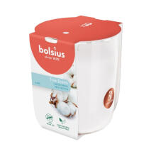 Svece arom. stikla gl. True Scents &Oslash;80x73mm fresh cotton