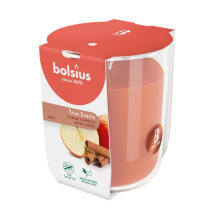 Svece arom. stikla gl. True Scents &Oslash;80x73mm apple cinnamon 