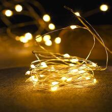 Home Company USB Fairy Light String Art.273036 Рождественская гирлянда из светодиодов с питанием от USB, теплый белый свет, 2 метра, 20 светодиодов.