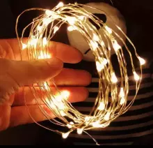 Home Company USB Fairy Light String Art.273036 Рождественская гирлянда из светодиодов с питанием от USB, теплый белый свет, 30 метра, 300 светодиодов.