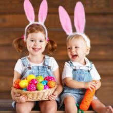 Home Company Rabbit Ear Art.53836 Carnival costume - bunny ears 2psc